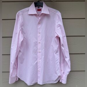 Isaia Light Pink Dress Shirt